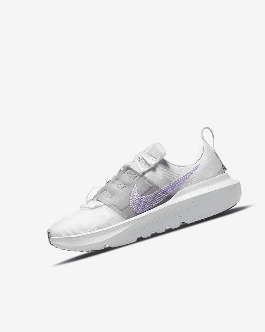 White / Grey / Pink / Purple Nike Crater Impact Boys\' Sneakers | CA_2355