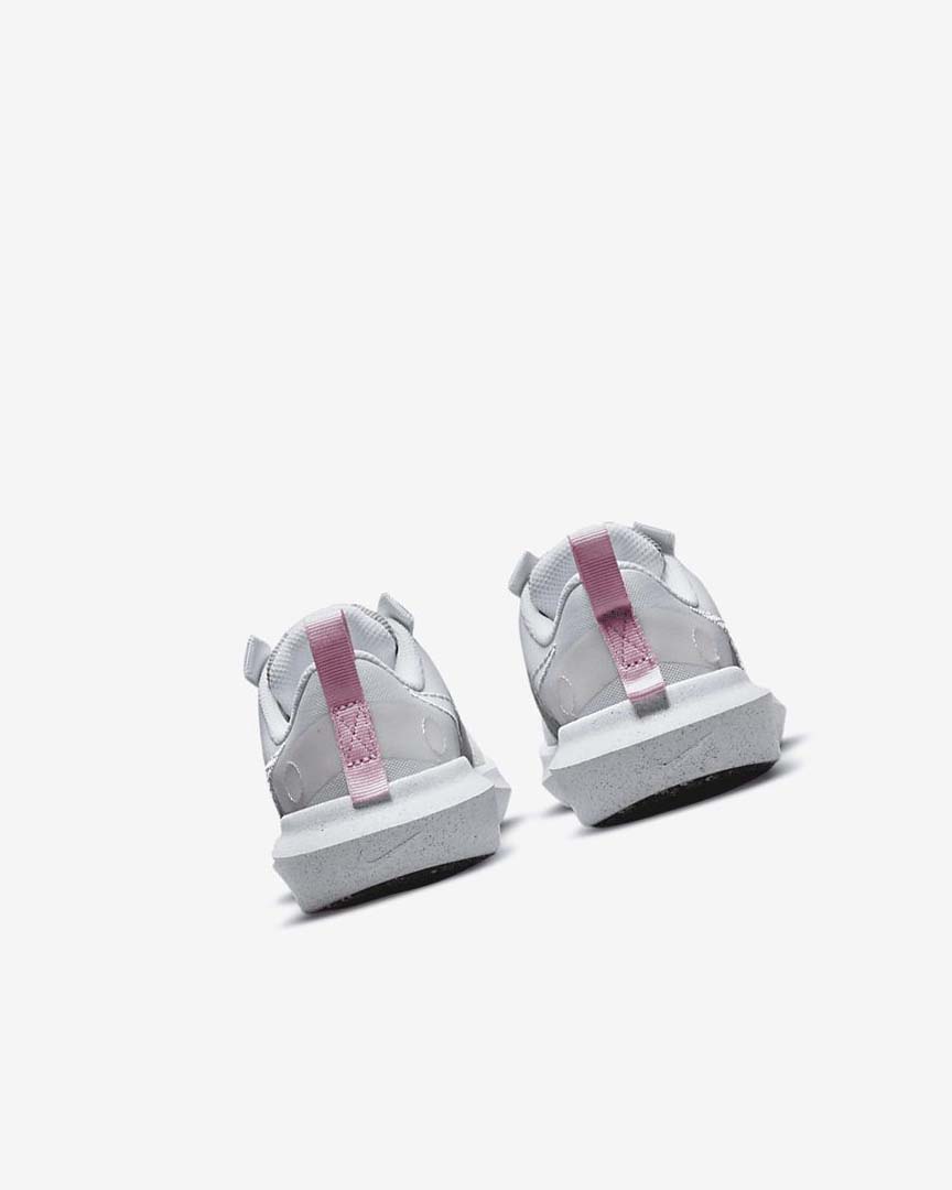 White / Grey / Pink / Purple Nike Crater Impact Boys' Sneakers | CA_2519