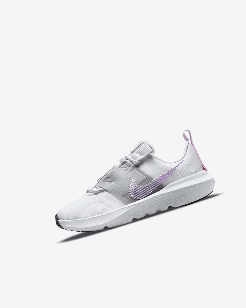 White / Grey / Pink / Purple Nike Crater Impact Boys\' Sneakers | CA_2519