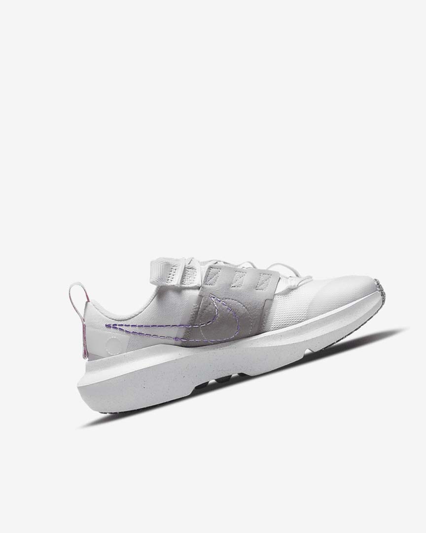 White / Grey / Pink / Purple Nike Crater Impact Girls' Sneakers | CA_4522