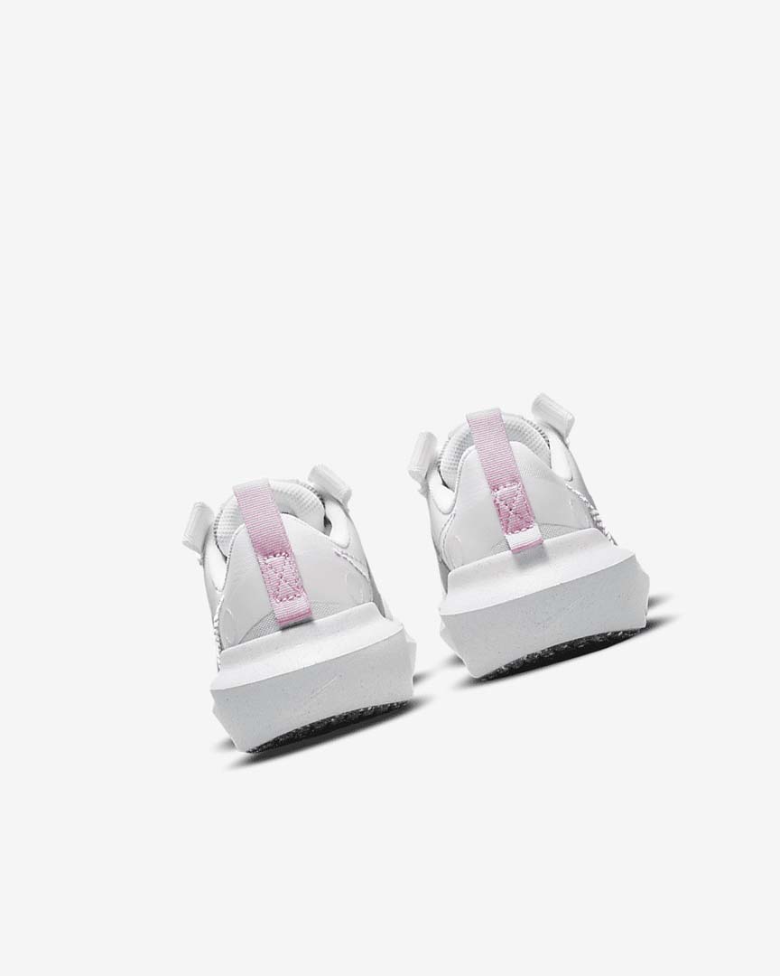 White / Grey / Pink / Purple Nike Crater Impact Girls' Sneakers | CA_4522