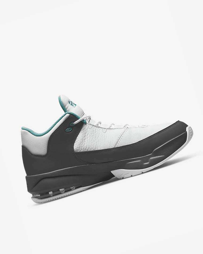 White / Grey / Turquoise Nike Jordan Max Aura 3 Men's Basketball Shoes | CA_5113