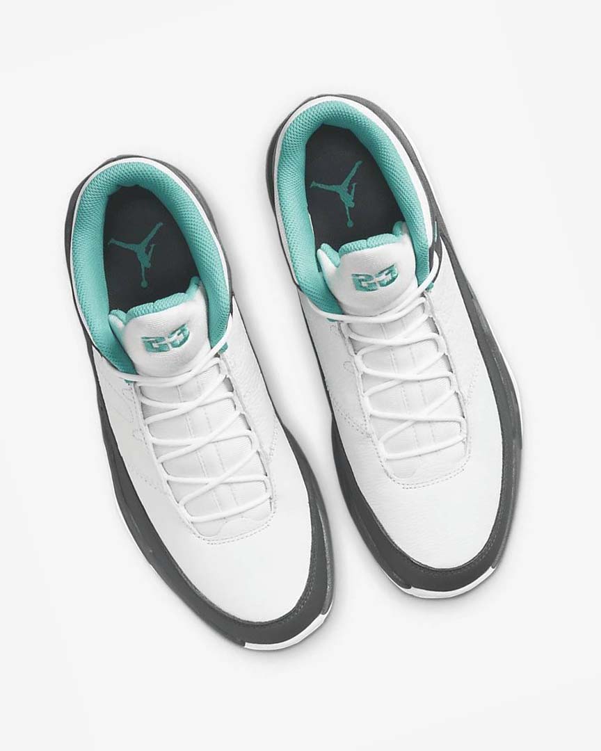 White / Grey / Turquoise Nike Jordan Max Aura 3 Men's Basketball Shoes | CA_5113