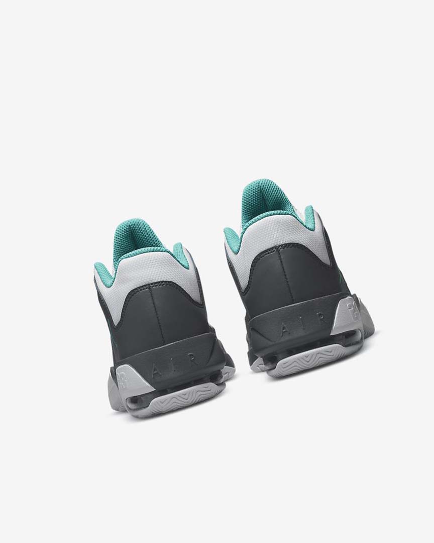 White / Grey / Turquoise Nike Jordan Max Aura 3 Boys' Basketball Shoes | CA_5448