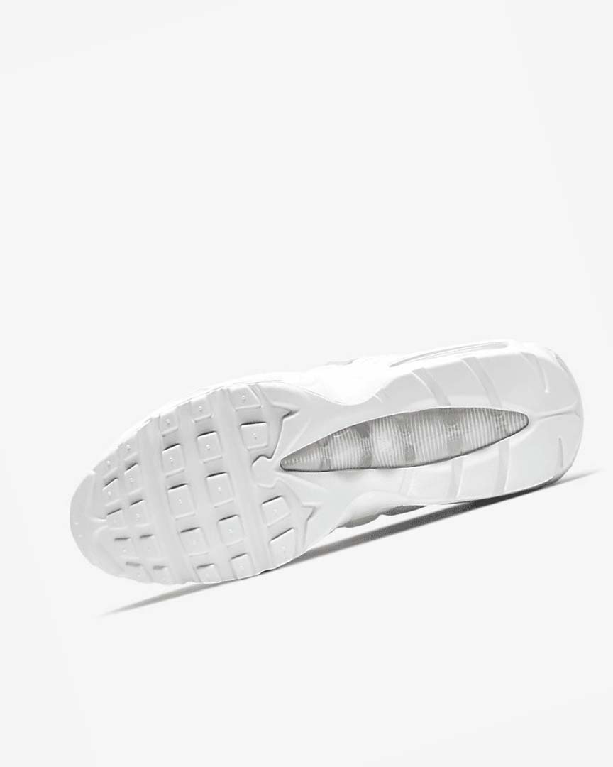 White / Grey / White Nike Air Max 95 Essential Men's Casual Shoes | CA_3174
