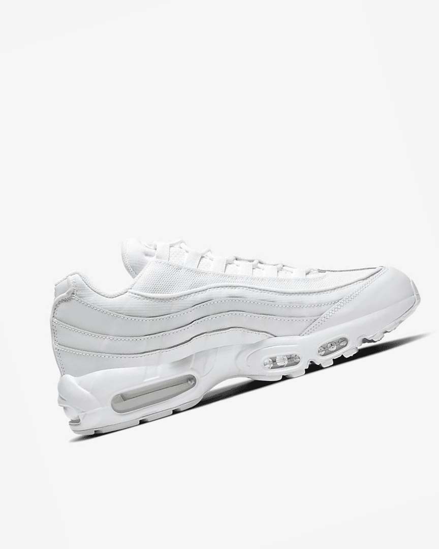 White / Grey / White Nike Air Max 95 Essential Men's Casual Shoes | CA_3174