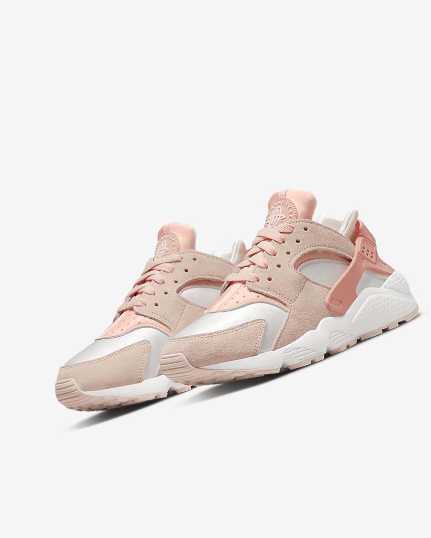 White / Khaki Grey / Light Nike Air Huarache Women's Sneakers | CA_2639