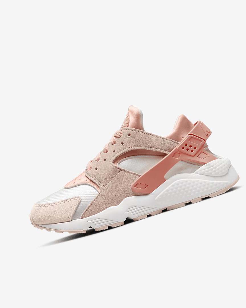 White / Khaki Grey / Light Nike Air Huarache Women\'s Sneakers | CA_2639