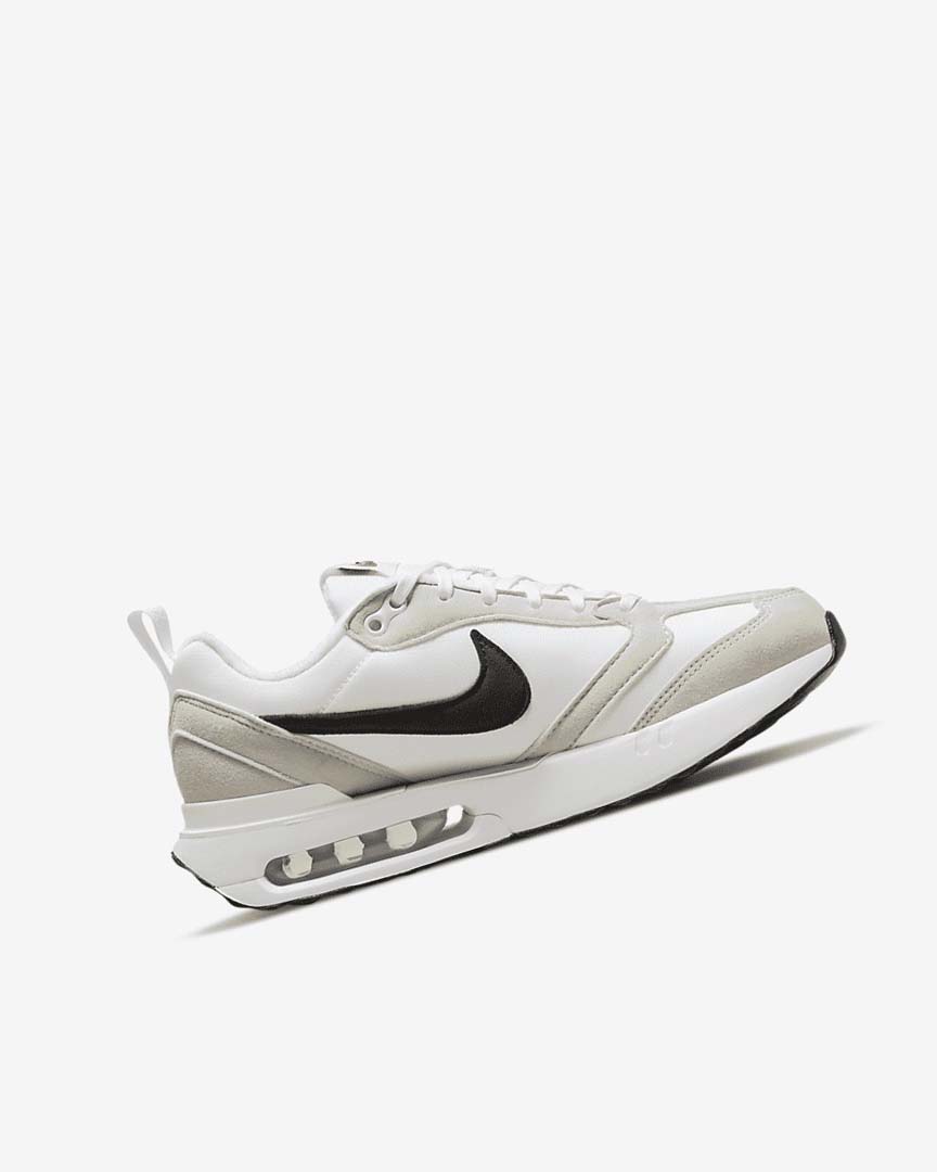 White / Light Beige / Black Nike Air Max Dawn Boys' Sneakers | CA_5497