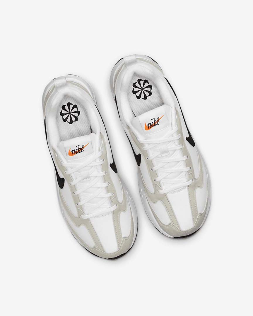 White / Light Beige / Black Nike Air Max Dawn Boys' Sneakers | CA_5497