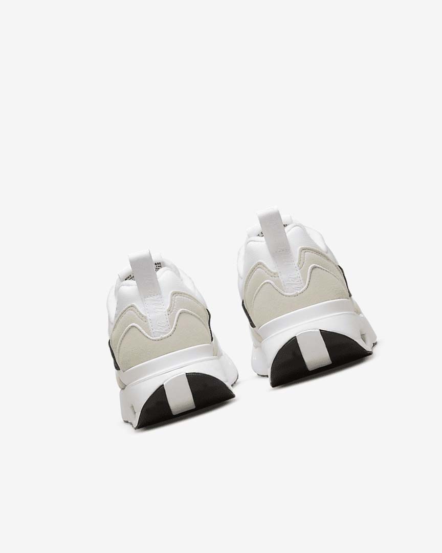 White / Light Beige / Black Nike Air Max Dawn Boys' Sneakers | CA_5497