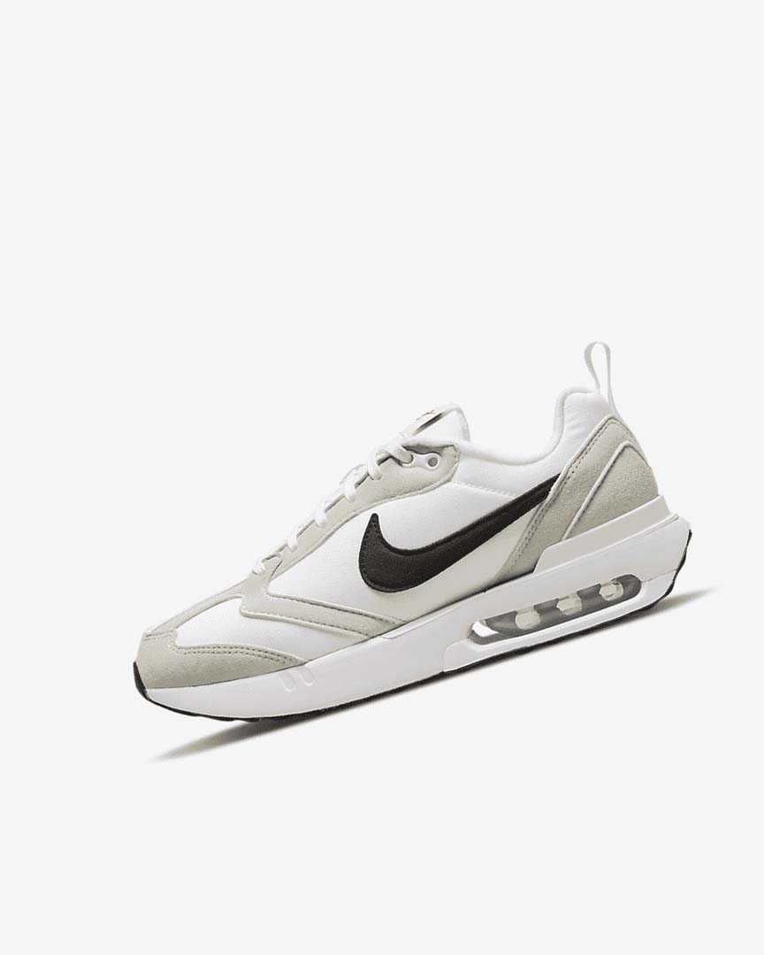 White / Light Beige / Black Nike Air Max Dawn Boys\' Sneakers | CA_5497
