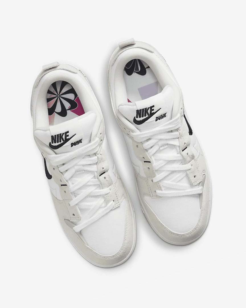 White / Light Beige / Black Nike Dunk Low Disrupt 2 Women's Sneakers | CA_3072