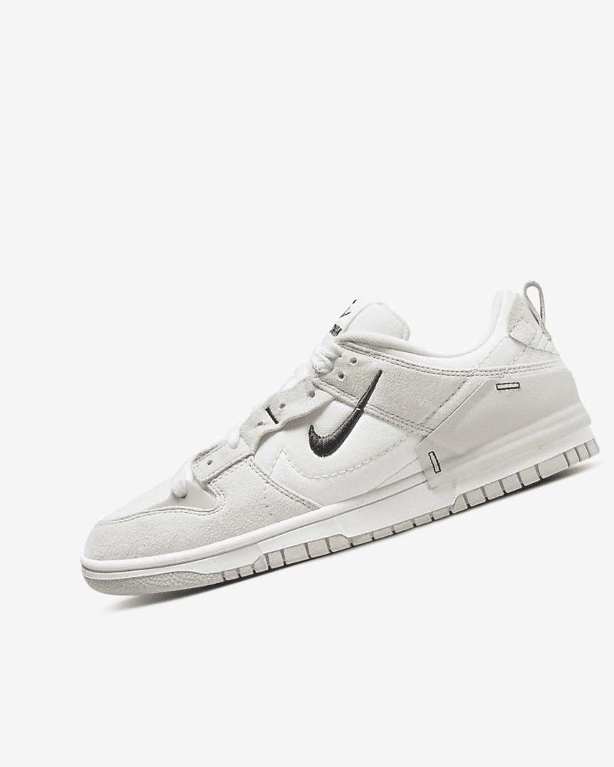 White / Light Beige / Black Nike Dunk Low Disrupt 2 Women\'s Sneakers | CA_3072