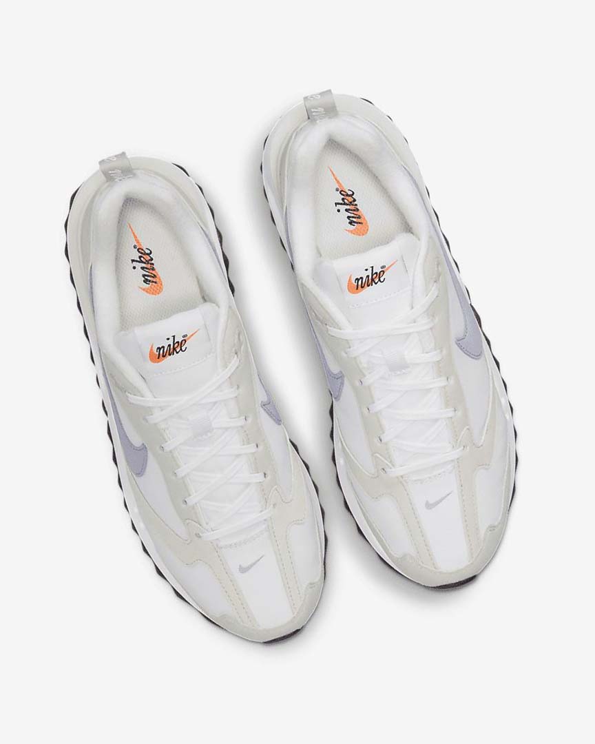 White / Light Beige / Black / Purple Nike Air Max Dawn Women's Sneakers | CA_2978