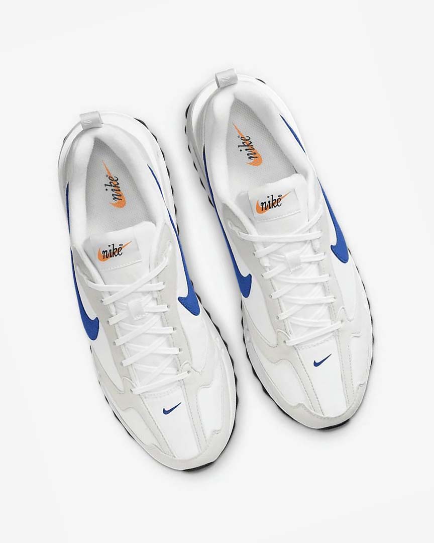 White / Light Beige / Black / Royal Nike Air Max Dawn Men's Sneakers | CA_1193