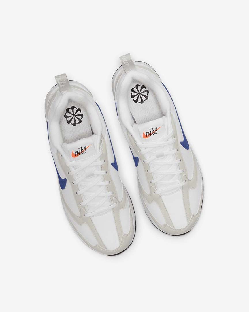 White / Light Beige / Black / Royal Nike Air Max Dawn Boys' Sneakers | CA_2826