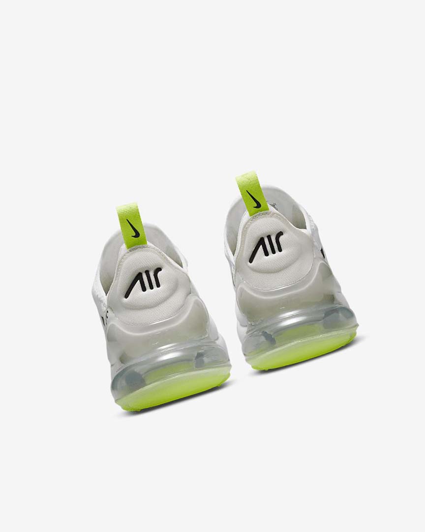 White / Light Beige / Green / Black Nike Air Max 270 Women's Casual Shoes | CA_2550