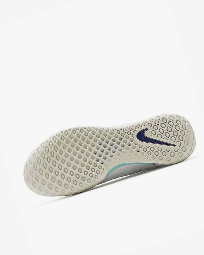 White / Light Beige / Turquoise / Deep Royal Blue Nike Court Zoom NXT Men's Tennis Shoes | CA_2881