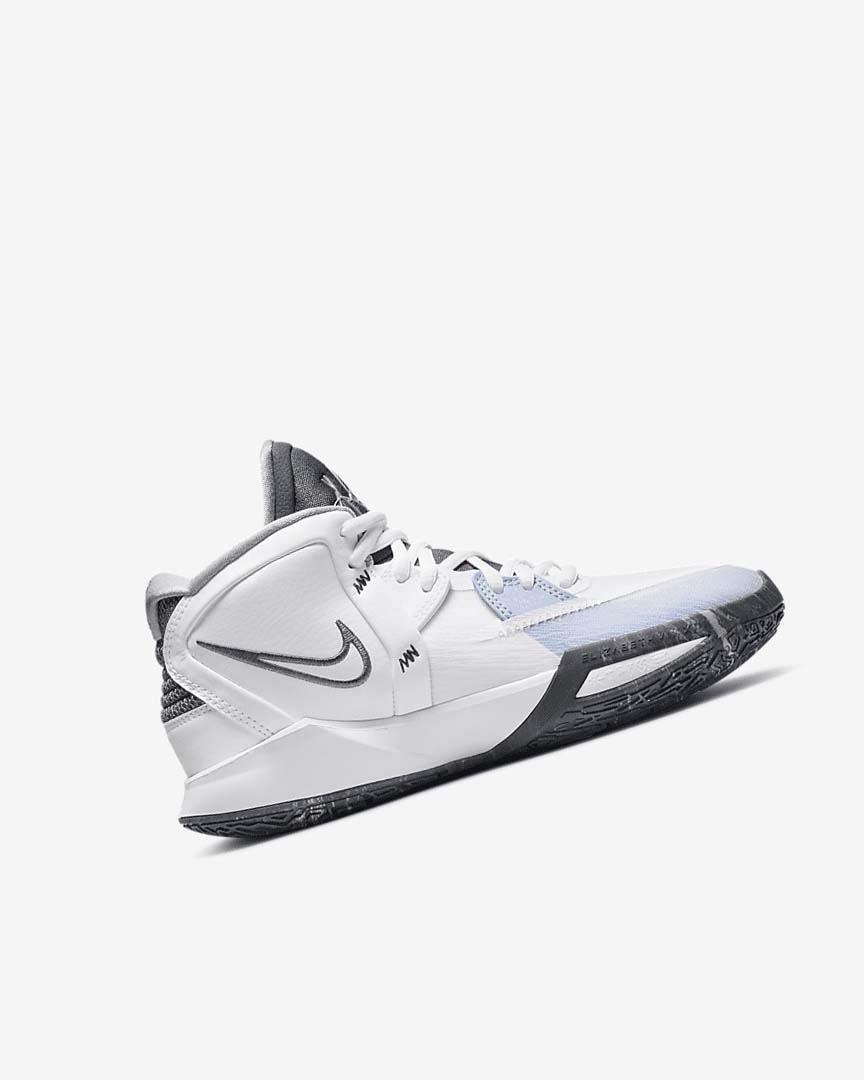 White / Light Blue / Blue / Grey Nike Kyrie Infinity Girls' Basketball Shoes | CA_2342