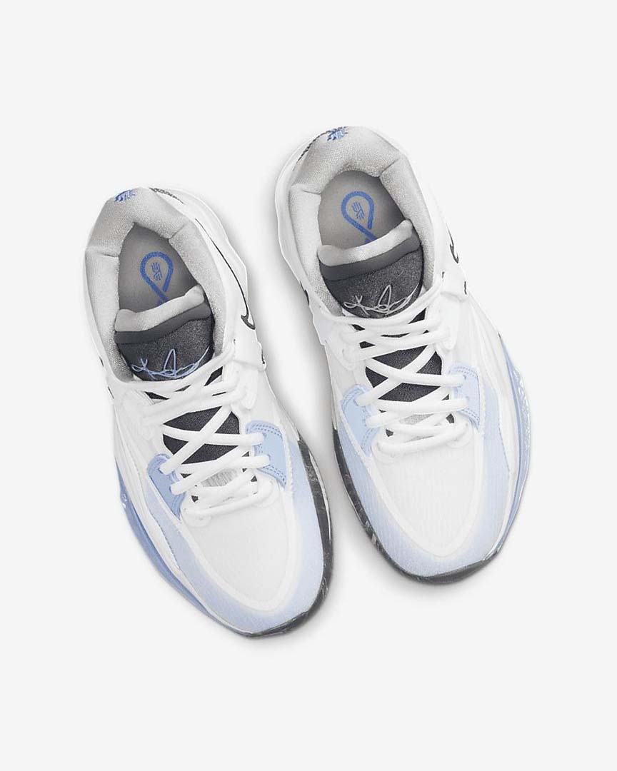 White / Light Blue / Blue / Grey Nike Kyrie Infinity Girls' Basketball Shoes | CA_2342