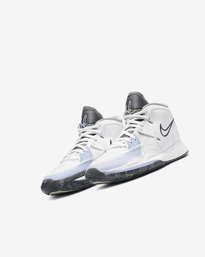 White / Light Blue / Blue / Grey Nike Kyrie Infinity Girls' Basketball Shoes | CA_2342