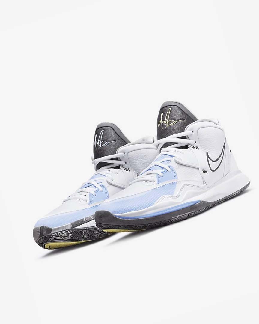 White / Light Blue / Blue / Grey Nike Kyrie Infinity Men's Basketball Shoes | CA_2449