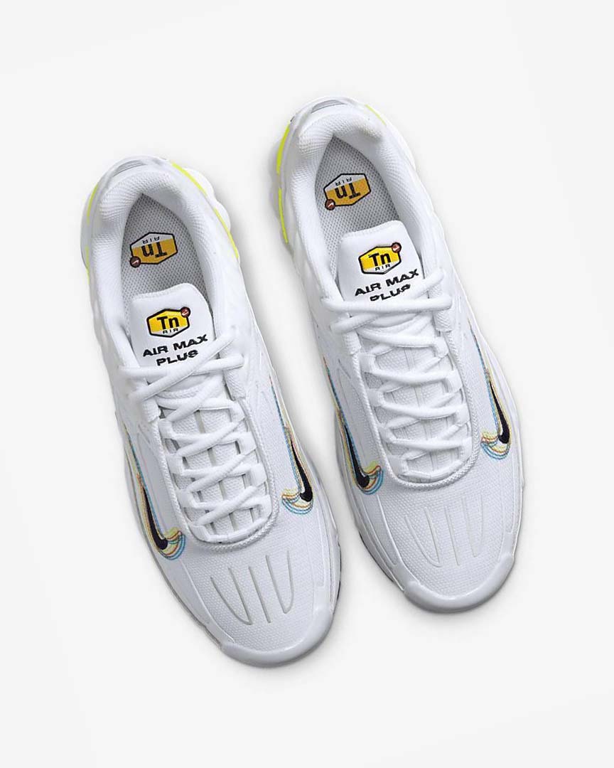 White / Light Blue / Blue Nike Air Max Plus 3 Men's Sneakers | CA_5221