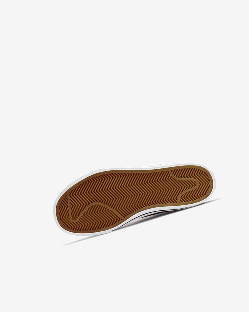 White / Light Brown / Black Nike Court Legacy Girls' Sneakers | CA_2737