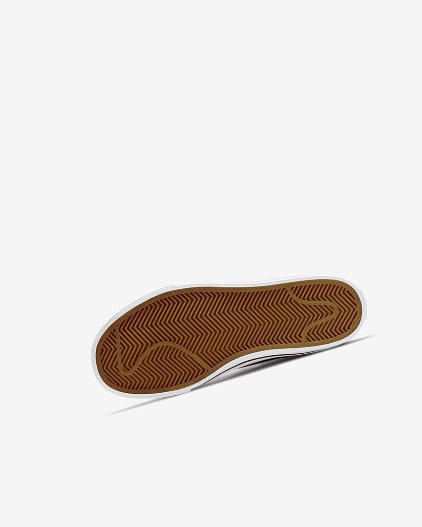 White / Light Brown / Black Nike Court Legacy Boys' Sneakers | CA_2969
