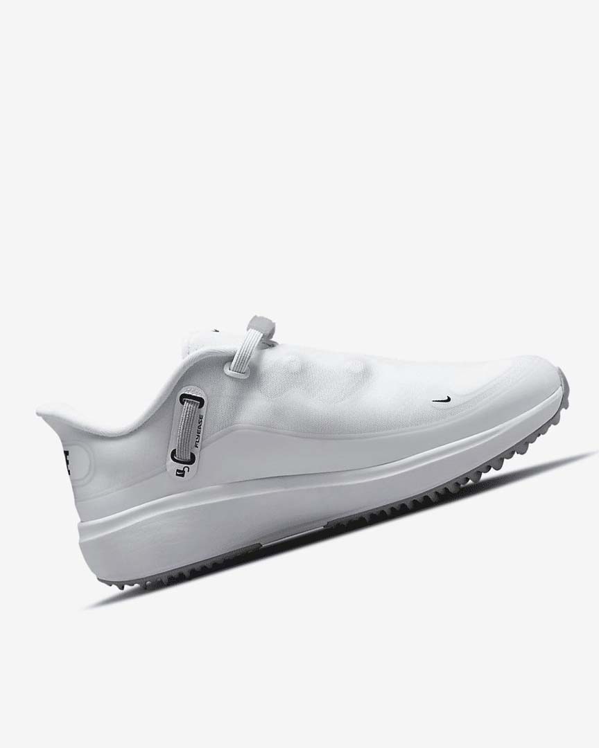 White / Light Grey / Black Nike React Ace Tour Women's Golf Shoes | CA_3156