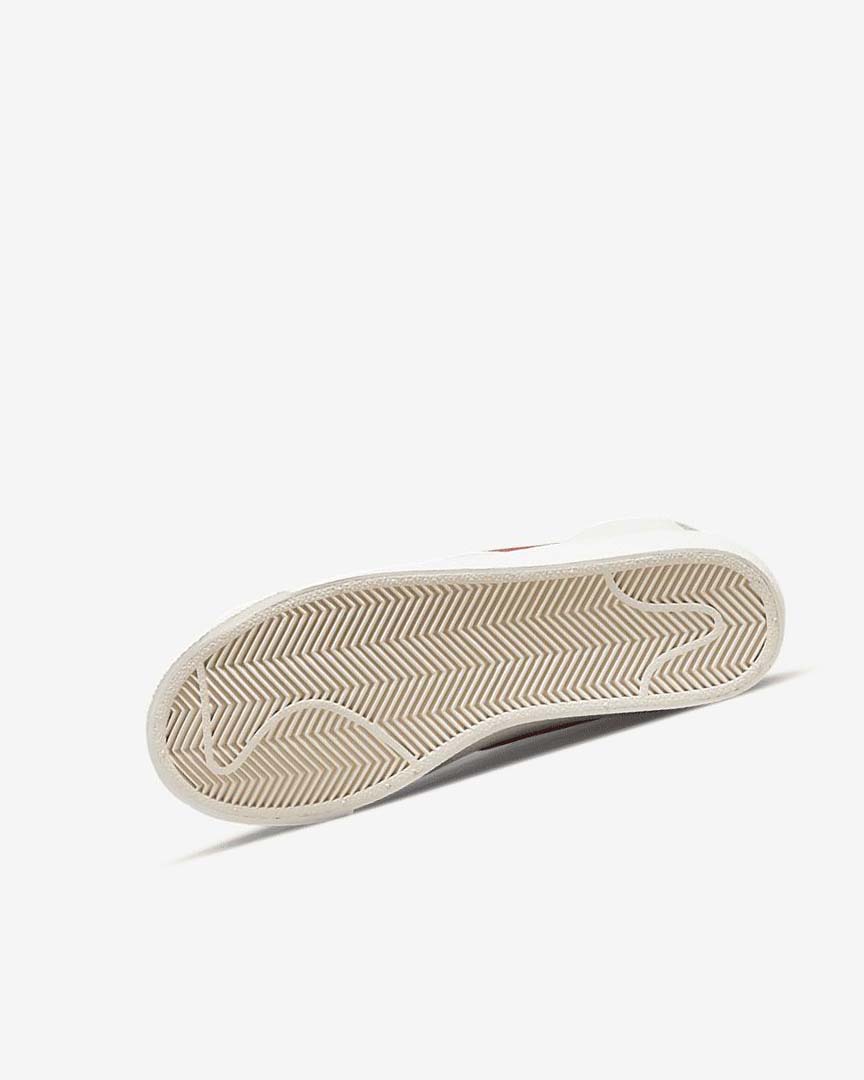 White / Light Grey / Red Nike Blazer Mid '77 Boys' Sneakers | CA_4687