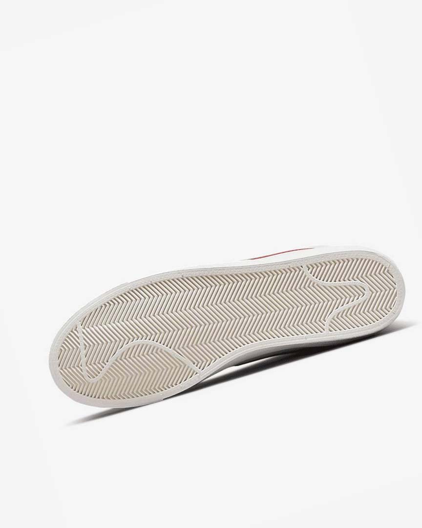 White / Light Grey / Red Nike Blazer Mid '77 Men's Sneakers | CA_4970