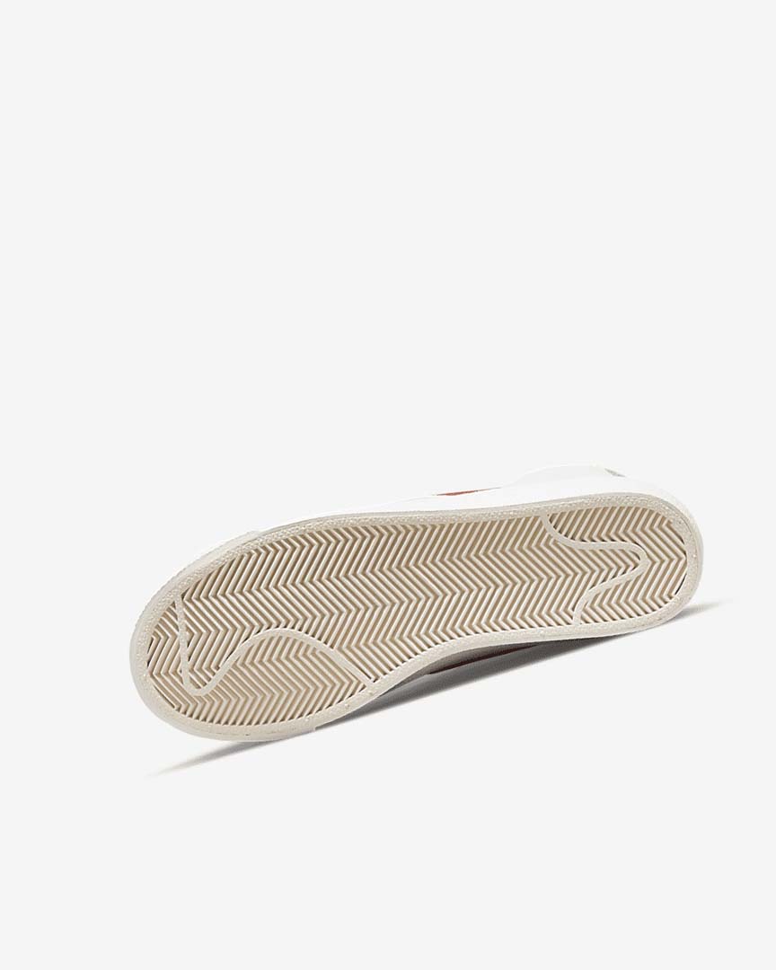 White / Light Grey / Red Nike Blazer Mid '77 Girls' Sneakers | CA_5500