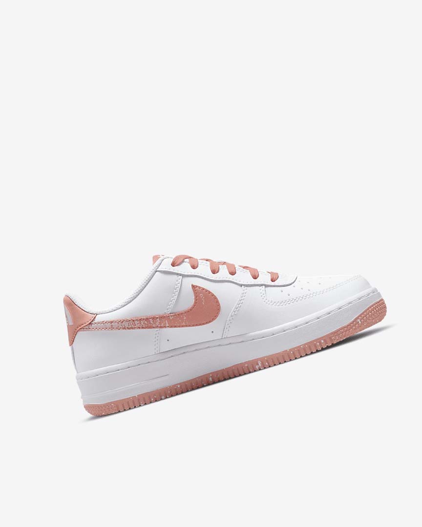 White / Light Nike Air Force 1 LV8 Girls' Sneakers | CA_5241
