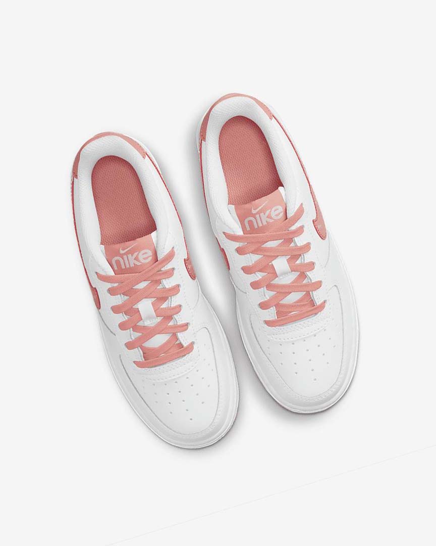 White / Light Nike Air Force 1 LV8 Girls' Sneakers | CA_5241