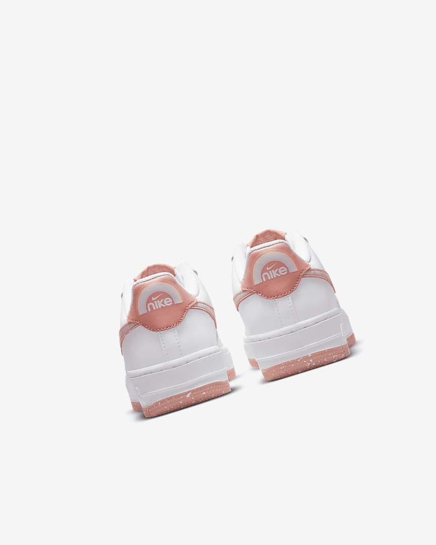 White / Light Nike Air Force 1 LV8 Girls' Sneakers | CA_5241