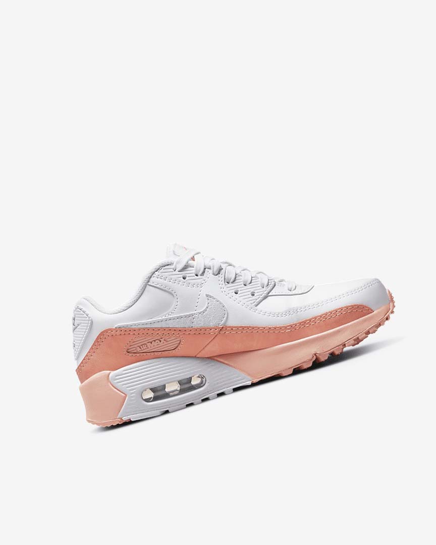 White / Light Nike Air Max 90 LTR SE Boys' Casual Shoes | CA_5009