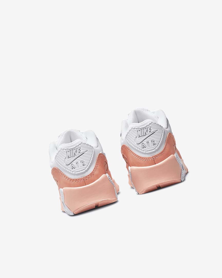 White / Light Nike Air Max 90 LTR SE Boys' Casual Shoes | CA_5009