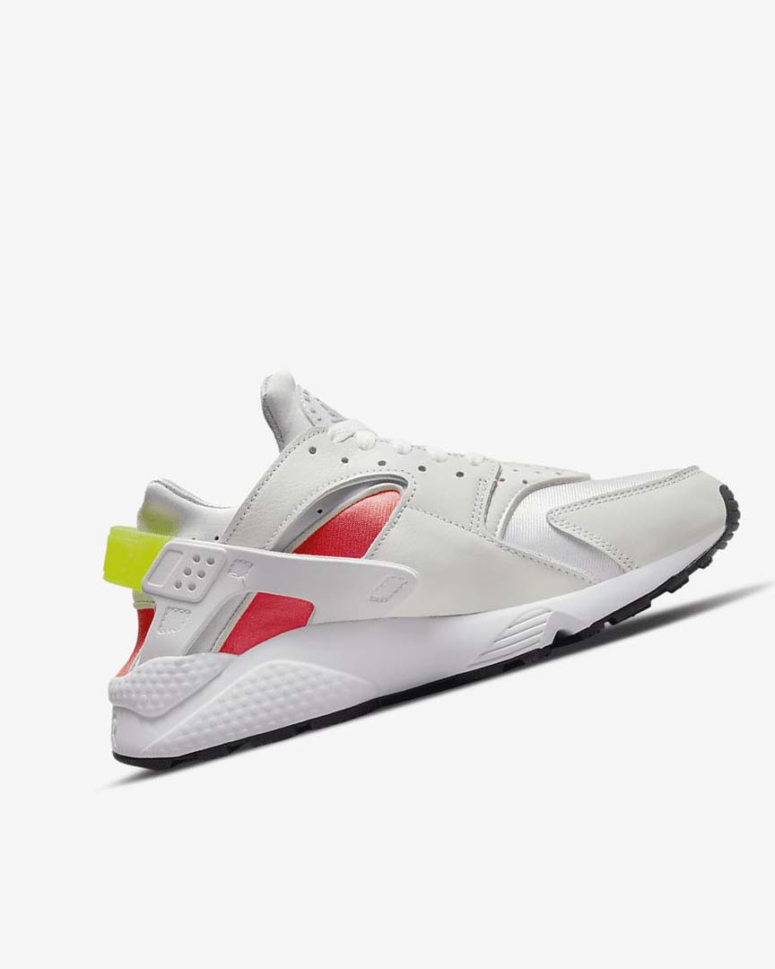 White / Light Red / Black Nike Air Huarache Women's Sneakers | CA_4942