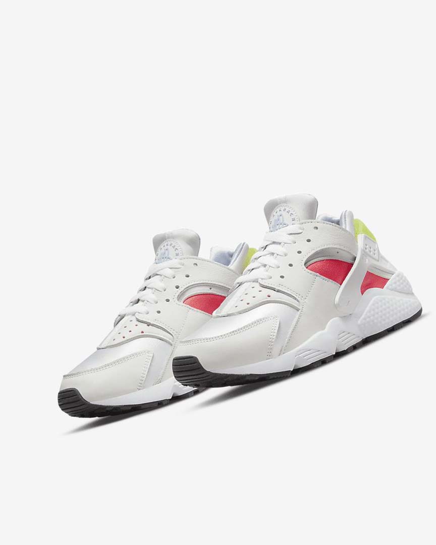 White / Light Red / Black Nike Air Huarache Women's Sneakers | CA_4942