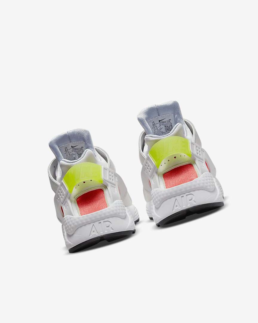 White / Light Red / Black Nike Air Huarache Women's Sneakers | CA_4942