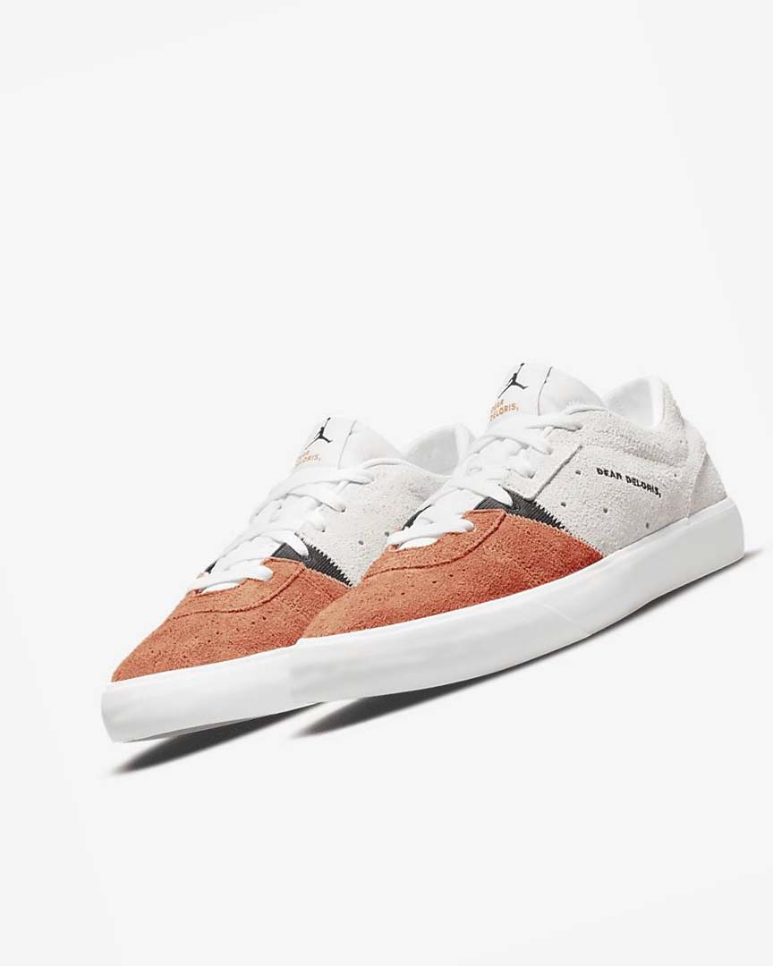 White / Light Red / Black Nike Jordan Series .02 Men's Sneakers | CA_5291