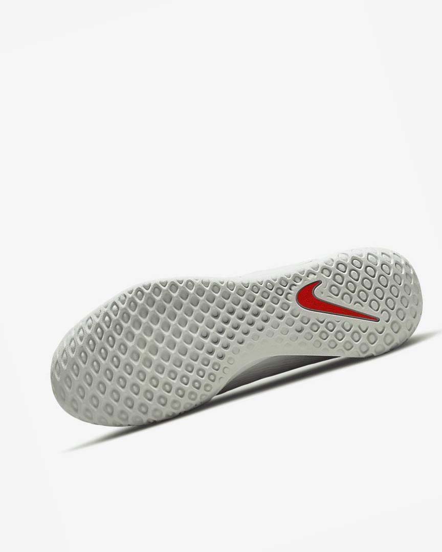 White / Light Silver / Red / Turquoise Nike Court Zoom NXT Men's Tennis Shoes | CA_2960