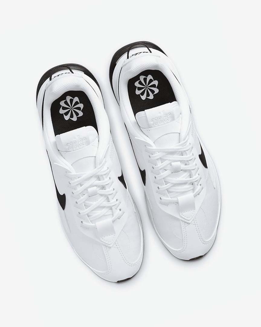 White / Metal Silver / Black Nike Air Max Pre-Day Women's Sneakers | CA_1115