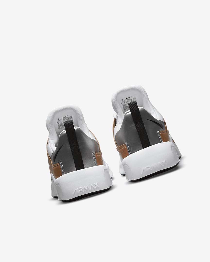 White / Metal Silver / Metal Gold / Black Nike Air Max Bella TR 5 Women's Training Shoes | CA_2786