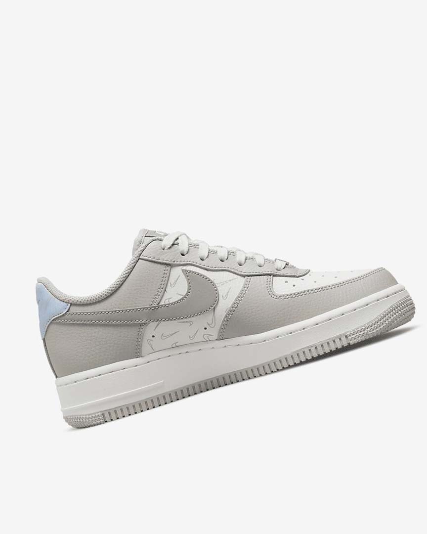 White / Metal Silver / Platinum Nike Air Force 1 '07 Women's Sneakers | CA_4891
