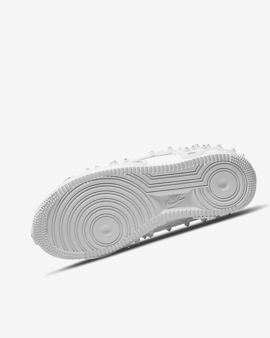 White / Metal Silver / White Nike Air Force 1 LXX x Swarovski Women's Sneakers | CA_5513