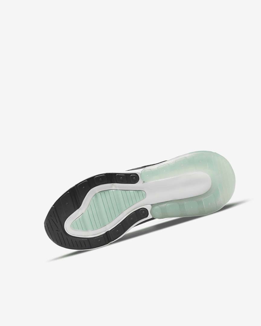 White / Mint / Black Nike Air Max 270 Girls' Casual Shoes | CA_5182