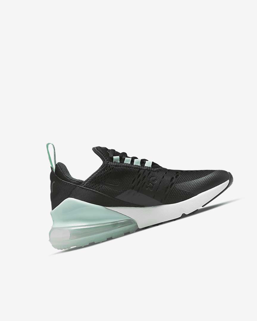 White / Mint / Black Nike Air Max 270 Girls' Casual Shoes | CA_5182
